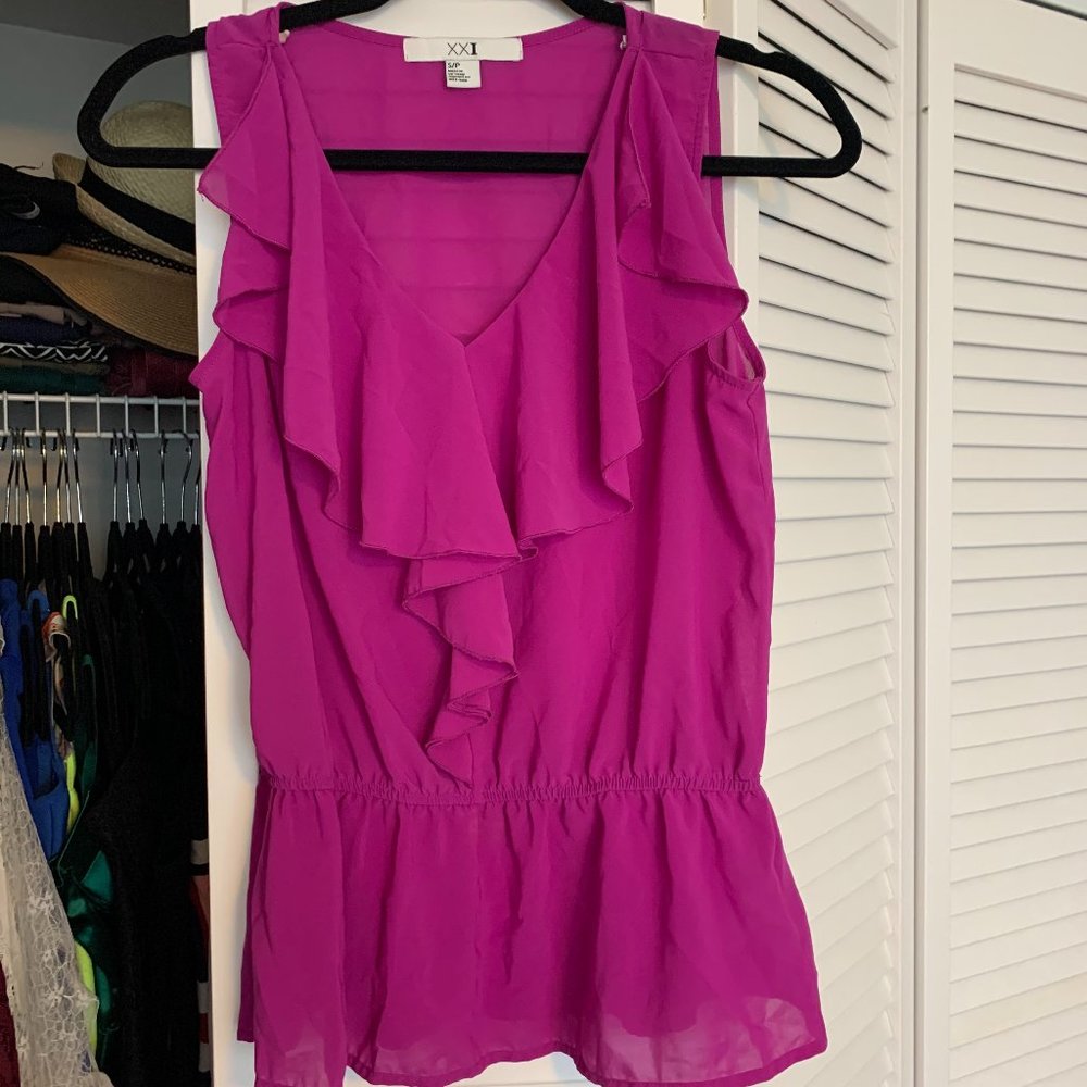Fuchsia Top